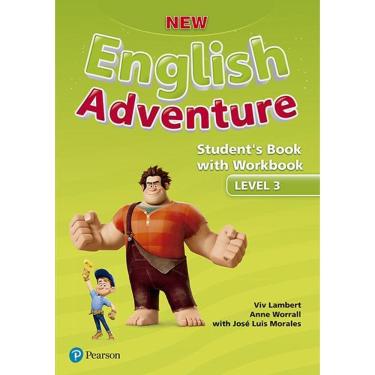 Imagem de New English Adventure 3 - Student`s Book With Workbook