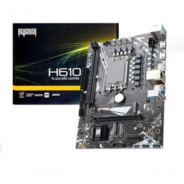 Imagem de Placa Mae Intel H610 - Revenger - Lga1700 - Ddr4 - 12-13ª G-h610