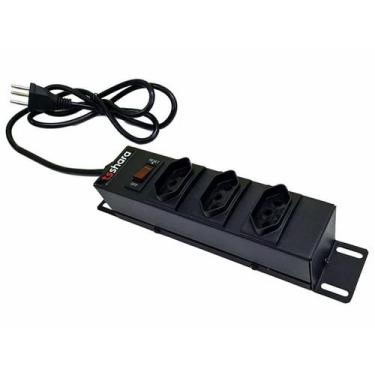 Imagem de Filtro de linha Ts shara + Protetor 3 Tomadas 10A 1,5M - 558