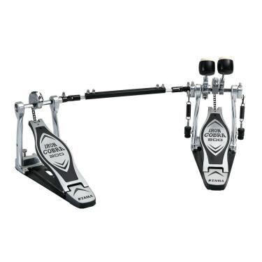 Imagem de Pedal Duplo para Bumbo Iron Cobra 200 Power Glide HP200PTW Mecanismo Suave Tama Drums