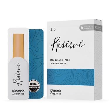 Imagem de Palheta para Clarineta Organic Reserve 3.5 Certificação Orgânica 100% com 10 Peças DD Woodwinds