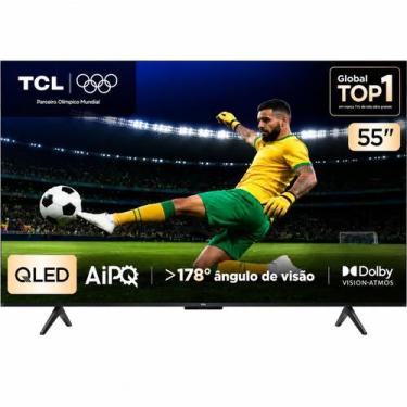 Imagem de Smart TV TCL 55" QLED 4K Google TV Wi-Fi HDR Dolby Vision, 55"