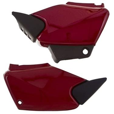 Imagem de TAMPA LATERAL PRO TORK TITAN 2000/01-04 / FAN 125 2006 (PAR) VERMELHO IPIRANGA