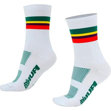 Imagem de Meia HUPI Quadri Branca