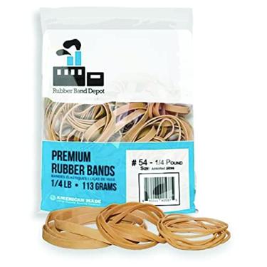 Imagem de Faixas de borracha de tamanho sortido, depósito de elásticos de borracha, tamanhos variados, inclui #64 (8,8 x 0,6 cm), 33 (8,8 x 0,6 cm), e #19 (8,8 x 0,6 cm) - bolsa de 1,8 kg