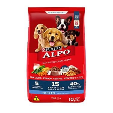 Imagem de Purina Alpo NESTLÉ Ração Seca para Cães Filhotes Receitas Caseiras Carne, Leite e Cereais 10,1kg