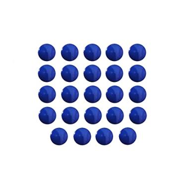 Imagem de Imãs De Geladeira e quadro magnético decorativo 24 Un - Bolinha Azul Marinho