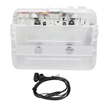 Imagem de Leitor de Cassetes Portátil Transparente Multifuncional Rádio FM Bluetooth 5.0 Leitor de Cassetes Portátil Externo