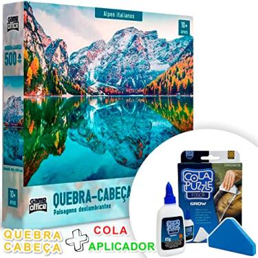 Quebra Cabeça 500 peças Riacho nos Alpes - Grow