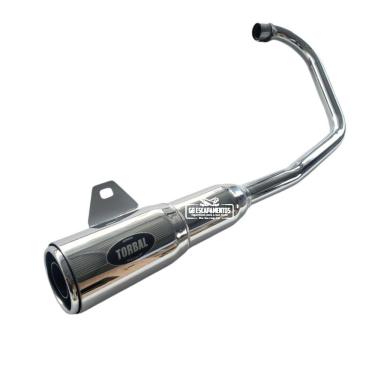 Imagem de Escapamento Torbal Nano Baby Cromado Cg 125 Es 2000-2004