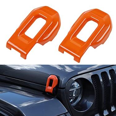Imagem de Hoolcar Capa de suporte de trava de trava para Jeep Wrangler JL JLU 2018-2021 e Gladiator JT 2020-2021, laranja
