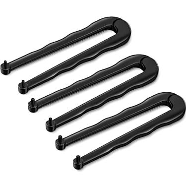 Imagem de 3 peças de chave de aço ajustável chave de pino alicate ferramenta de instalação/remoção para almofadas de apoio em esmerilhadeira angular para cortar tubos, mangueiras, cabos, fios e porcas redondas com furos perfurados (3, 4, 5 mm)