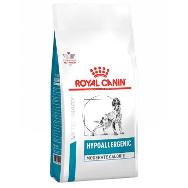 Imagem de Ração Royal Canin Veterinary Hypoallergenic Moderate Calorie para Cães Adultos - 2 Kg