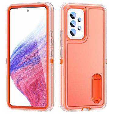 Imagem de Capa de proteção antiderrapante à prova de choque para Samsung Galaxy A53 5G A 53 S22 Ultra S22ultra S22 Plus Anti-Drop, laranja, para S23ultra