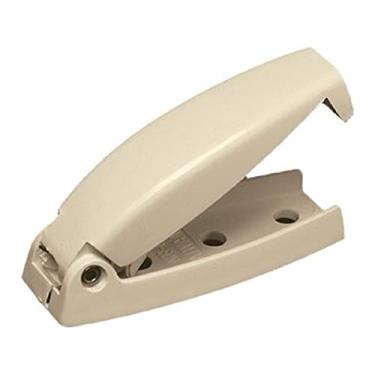 Imagem de RV Designer E209, Porta de Bagagem Redonda de Plástico, Branco Colonial Branco, 2 por Embalagem, Hardware de Compartimento