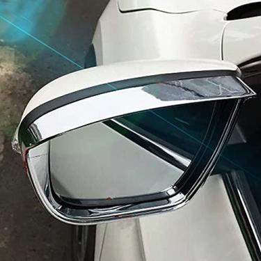 Imagem de JIERS Para Nissan NAVARA NP300 2015-2018, ABS cromado espelho retrovisor do carro acessórios de estilo acabamento