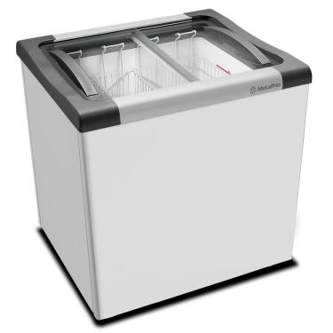 Imagem de Kit - Freezer Horizontal Tampa de Vidro 144 Litros NF20 Metalfrio 127V + 4 Cestos Nextgen Branco