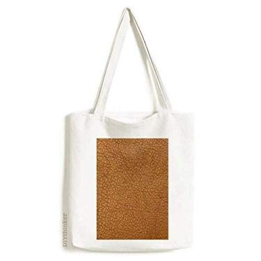 Imagem de Bolsa de lona de couro com design abstrato bolsa de compras casual