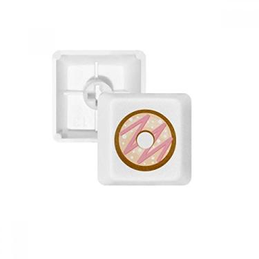 Imagem de Pink Doughnut Sobremesa Sweet Food teclado mecânico PBT kit de atualização para jogos