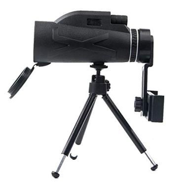 Imagem de Monocular Hd 80x100 de alta potência, mais novo telescópio monocular com suporte para smartphone à prova d'água, prisma Bak4 para observação de pássaros, acampamento, viagens