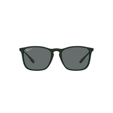 Imagem de Óculos de Sol Ray-Ban Polarizado Chris 0RB4187 666381 Tam 54 / Verde - Lentes Cinza