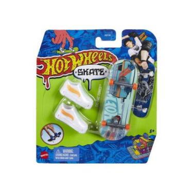 Skate De Dedo + Tênis Profissional Sortido Hot Wheels Mattel