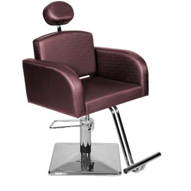 Imagem de Cadeira Poltrona de Cabeleireiro Destak Vinho Facto