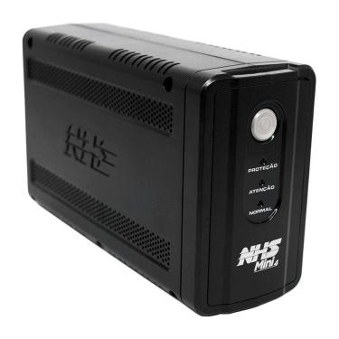 Imagem de Nobreak 600va Nhs Mini 4, Entrada Bivolt, Saída 220v, 6 Tomadas, Bateria 1x 7ah/12v - 90.a1.006101