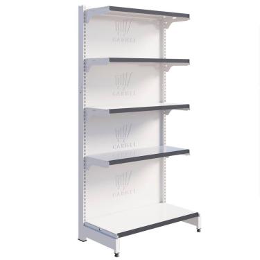 Imagem de Gôndola Fit Parede 1 Inicial 2,02m Farmácia Comercial - Amapá