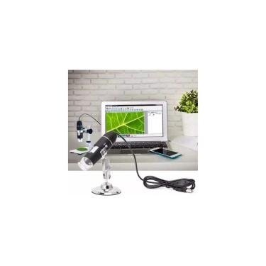 Imagem de Microscópio digital, câmera USB 1600X, sensor HD de 0,3 MP
