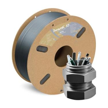 Imagem de Filamento de prata PETG 3D durável 1,75 mm 1KG Spool, filamento de impressão 3D com precisão dimensional +/- 0,05 mm, resistência de alta temperatura Perfeito para uso externo impressoras, serve na maioria das impressoras