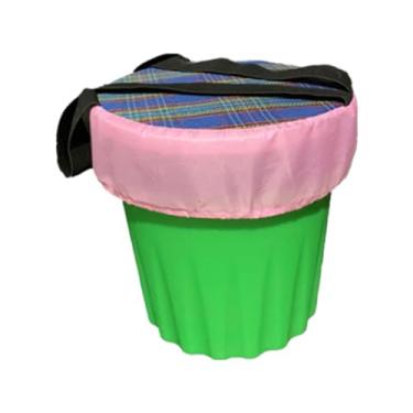 Imagem de Gralara Pequeno Banco de Jardim Portátil com Alças, Banco Baixo Vestível para Colheita de Chá para Acampamento, Jardinagem de Fazenda, 25cm