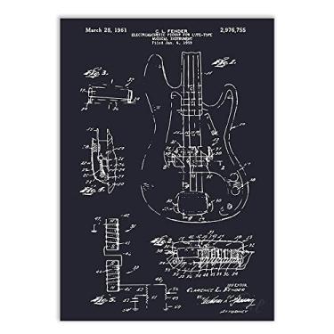 Imagem de Placas Decorativas Musica Violão Guitarra Rock Piano Varios Modelos Instrumentos Decoração Quarto Sala Escritório