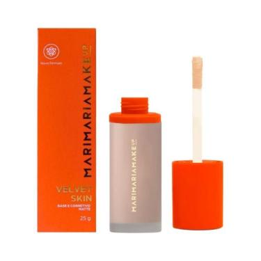 Imagem de Base e Corretivo Matte Mari Maria Velvet Skin Acabamento Aveludado, Be