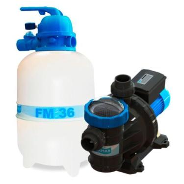 Imagem de Motor Piscina Kit Filtro Motobomba 40 Mil Litros  - Sodramar