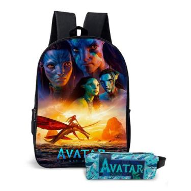 Imagem de Kit Mochila com Estojo Escolar tema Avatar  - Use Thuco 