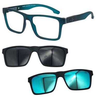 Imagem de Oculos Mormaii Swap NG 2 6153 K04 com 2 Clipons - Escolha, Cinza, Azul