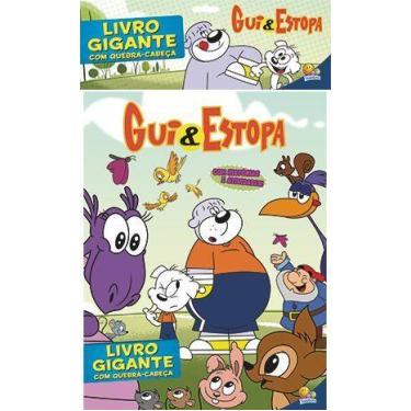 Imagem de Livro - Livro gigante com quebra-cabeça: Gui & Estopa