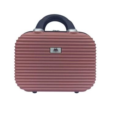 Imagem de Frasqueira De Viagem Necessaire Em Abs - Eagle, Rosa