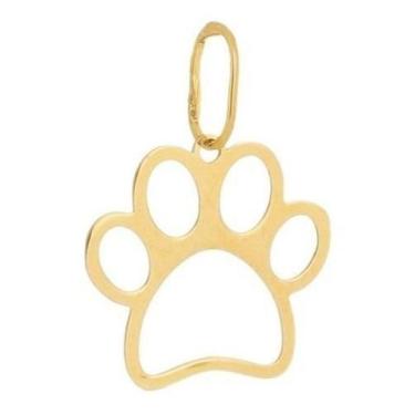 Imagem de Pingente Pata De Cachorro Ouro 18k - Thile Jóias, Amarelo
