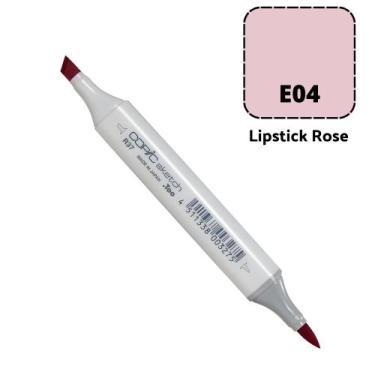 Imagem de Caneta Marcador Copic Sketch Ponta Dupla Variações Cores E, E04 LIPSTI