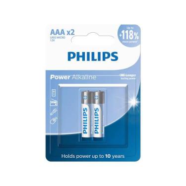 Imagem de Pilhas Alcalina Philips 2 Unidades AAA - Original