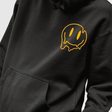 Imagem de Blusa Moletom Genuine Grit Masculina Estampada Algodão 30.1 Smile, Pre