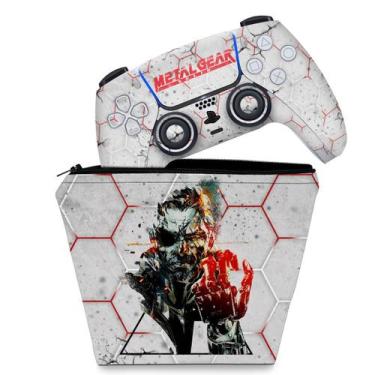 Imagem de Capa Case e Skin Compatível PS5 Controle - Metal Gear Solid - Pop Arte