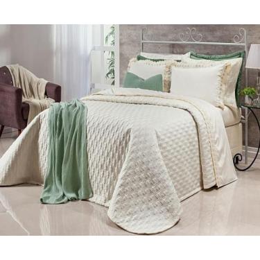 Imagem de Cobre Leito Queen Venetto Bordado 3Pçs 400 Fios 100% Algodão Egípcio V