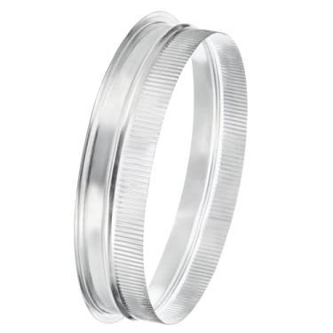 Imagem de PATIKIL Colar de duto de 30 cm, 1 peça de conector de duto flange galvanizado ferro apertado para ventilação de ar de ventilação HVAC para aquecimento, resfriamento, ventilação HVAC, escritório