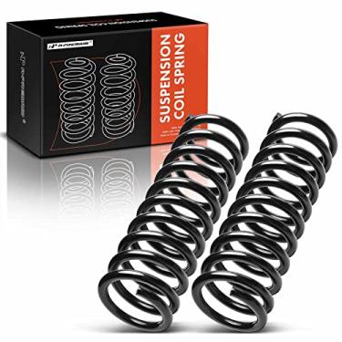 Imagem de A-Premium Conjunto de mola helicoidal de suspensão dianteira de 2 peças compatível com Chevrolet Bel Air 1955-1957, Nomad 1955-1957, Sedan Delivery 1955-1957 e Buick Skylark/Special 1964 e Pontiac