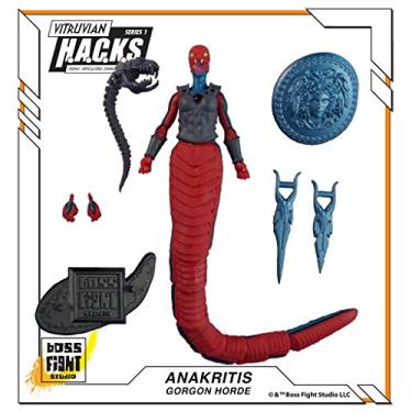 Imagem de Boss Fight Studio Vitruvian H.A.C.K.S. Greek Fantasy Series – Anakritis Gorgon Action Figure - Highly Articulated Collectible & Customizable Figurine with Interchangeable Parts & Accessories - 1:18