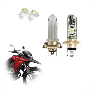 Imagem de Lâmpada Led H4 Chip Foco Duplo XRE 300 2010 2011 2012 2013 2014 2015 2