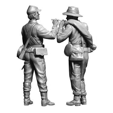 Imagem de Kits de modelo de plástico para construir para adultos - Figuras para dioramas - Guerra Civil Americana